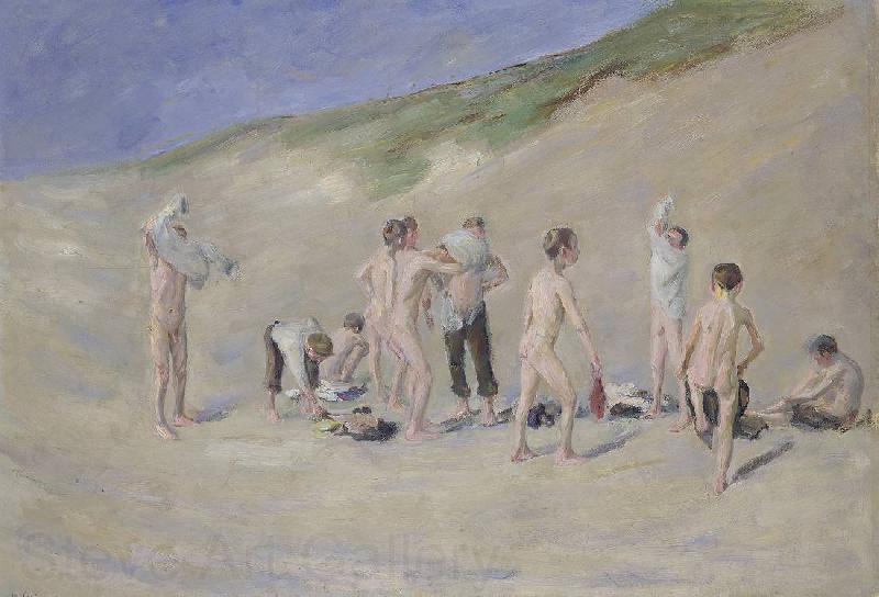 Max Liebermann After Bathing Spain oil painting art